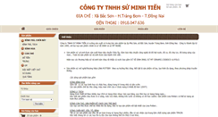 Desktop Screenshot of minhtienceramics.com