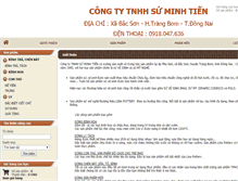 Tablet Screenshot of minhtienceramics.com